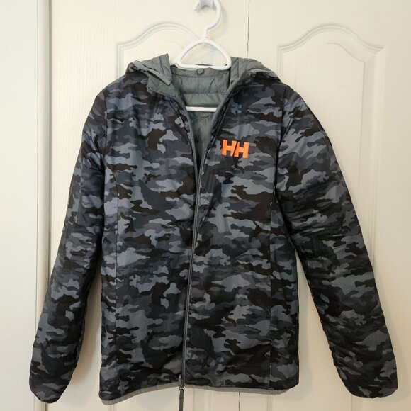 Helly Hansen Juniors' Infinity Insulator Jacket Size 16 Grey and Grey Camo - Picture 3 of 7